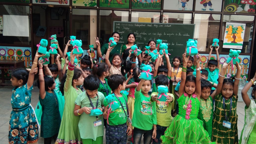 Students celebrating a themed school day