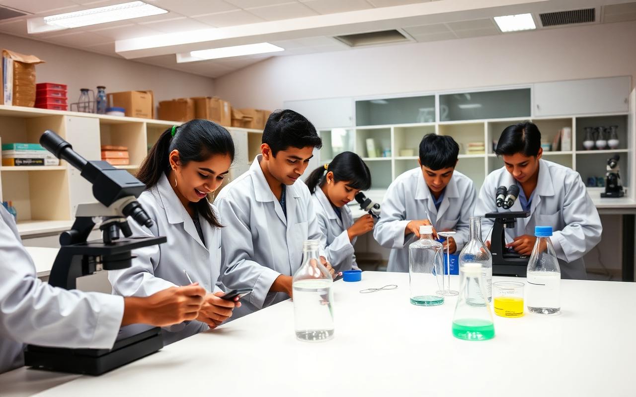 Science laboratory learning experience
